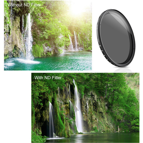 K&F Concept Variable Fader ND2-ND400 Filter (49mm) VND - 7